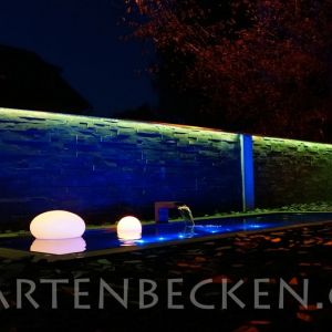 Gartenbecken Bei Nacht 025